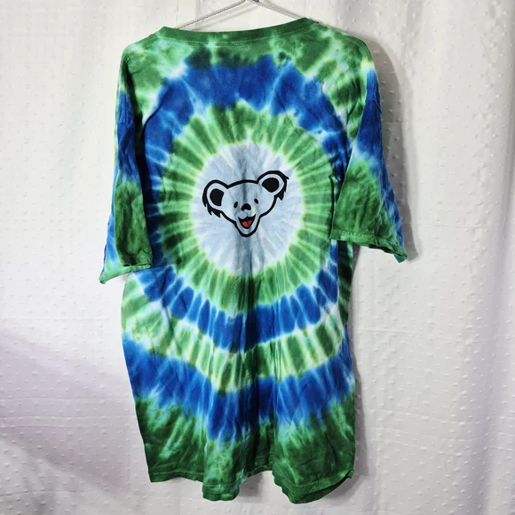 Grateful Dead Flag Bears Dancing Around The Earth Size XL Unisex - Picture 3 of 7